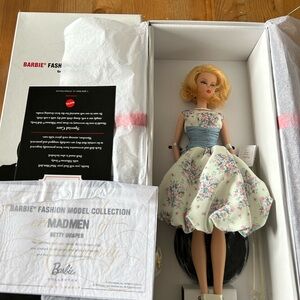 Silkstone Barbie Mad Men Betty Draper BFMC NRFB Gold Label